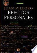 libro Efectos Personales